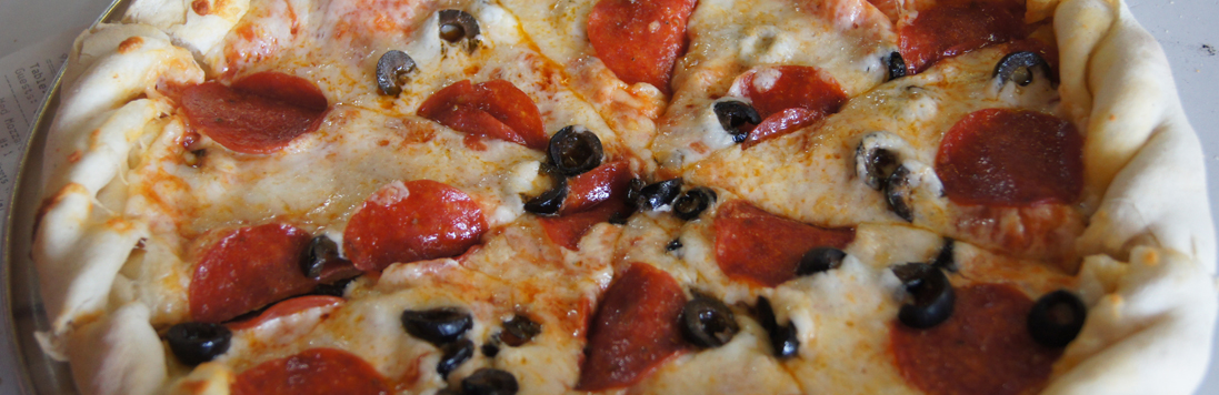 Pepperoni & Black Olive Pizza